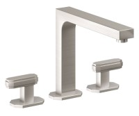 Square Spout, Modern Tub Filler with Lever Handles