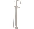 Quad Spout Single Hole Freestanding Tub Filler, Jalama Handle, Handshower