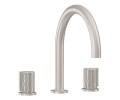 Tub Faucet Curving Spout, Rivulet Intaglio Handles