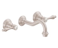 Wall Mount Sink Faucet, Lever Handles