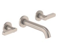 2 Metal Lever Handles, Tubular Spout