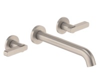 2 Metal Lever Handles, Tubular Spout