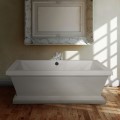 DaVinci Installed with Freestanding Tub Fauceted Centered Behind