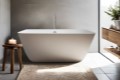 Freestanding Rectangle Bath with Angled Sides