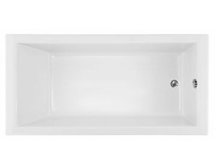 Modern Rectangle Tub, End Drain