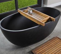 Alamo Freestanding Bath in Black