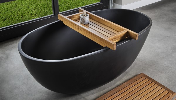 Black Metro Alamo Freestanding Tub