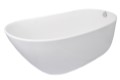 Oval Bath with thin Rim