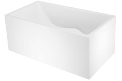 Rectangle Bathtub with Sculpted Bathing Well