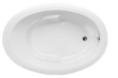 Oval Tub, End Drain, Armrests