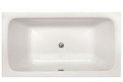 Rectangle Tub, Rounded Interior Corners, Center Drain