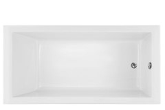 Modern Rectangle Tub, End Drain