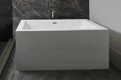 Freestanding Rectangle Bath, Slightly Angled Sides