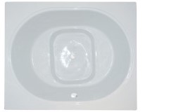 Rectangle Bath, Oval Interior