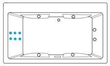 Illustrating 12 Water Jet Locations