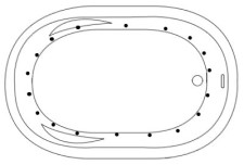 Illustrating 18 Air Jet Locations