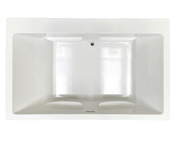 Rectangle Tub, Floating Armrest, Designed for 2