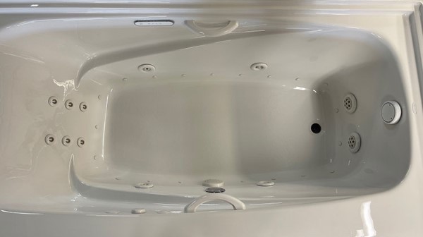 Alcove Tub with Water and Air Jets