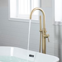 Freestanding Tub Filler with Hand Shower