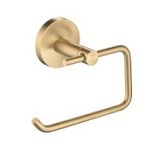 Satin Brass Single Post Paper Holder