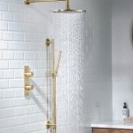 Shower Set, Rain Head and Hand Shower Slide Bar