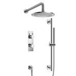 Thermostatic Control with Diverter, Hand Shower and Showerhead