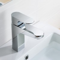 Chrome Single Hole Sink Faucet