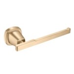 Satin Brass Single Post Paper Holder