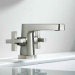 Single Hole Sink Faucet with Cross Handles