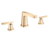  Widespread Sink Faucet, Lever Handles, Polished Nickel