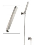 Square Wand Hand Shower and Hook