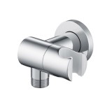 Adjustable Round Style Wall Elbow with Holder