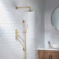 Shower Set, Rain Head and Hand Shower Slide Bar