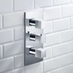 Thermostatic Control with 3 Square Handles