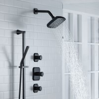 Shower Set, Rain Head and Hand Shower Slide Bar