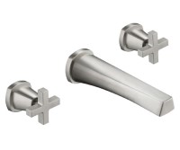 Wall Faucet with 2 Cross Handles