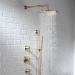 Shower Set, Rain Head and Hand Shower Slide Bar