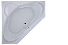 Corner Bath, Oval Interior, Armrests, Corner Seat