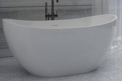 Oval Freestanding Double Slipper Tub