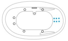 Illustrating 12 Water Jet Locations